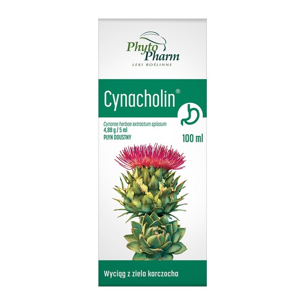 Cynacholin, płyn doustny, 100 ml