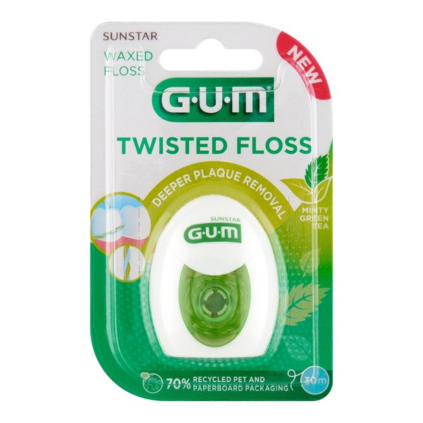 Gum Twisted Floss, nić dentystyczna, 30m