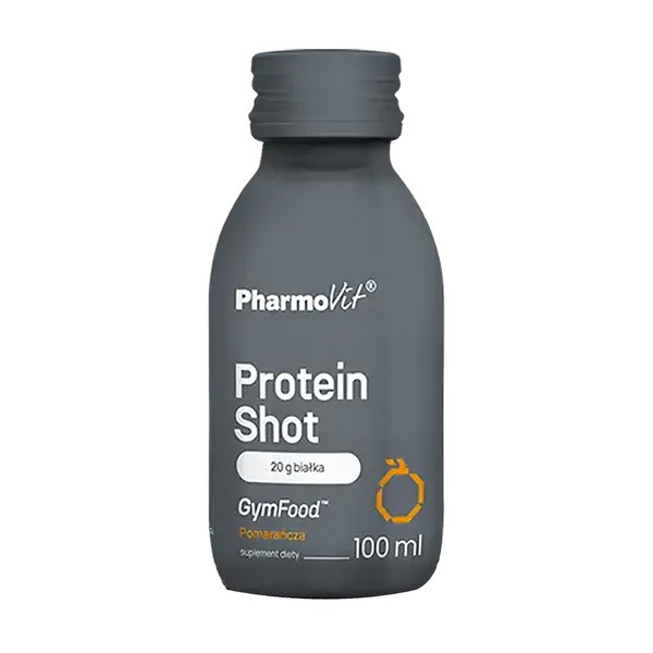 Pharmovit, Protein Shot GymFood, płyn pomarańczowy, 100 ml