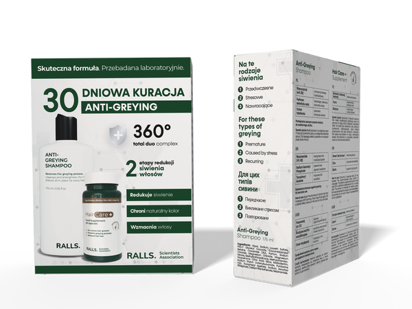 Ralls 30 dni kuracji przeciw siwieniu, 1 szt.