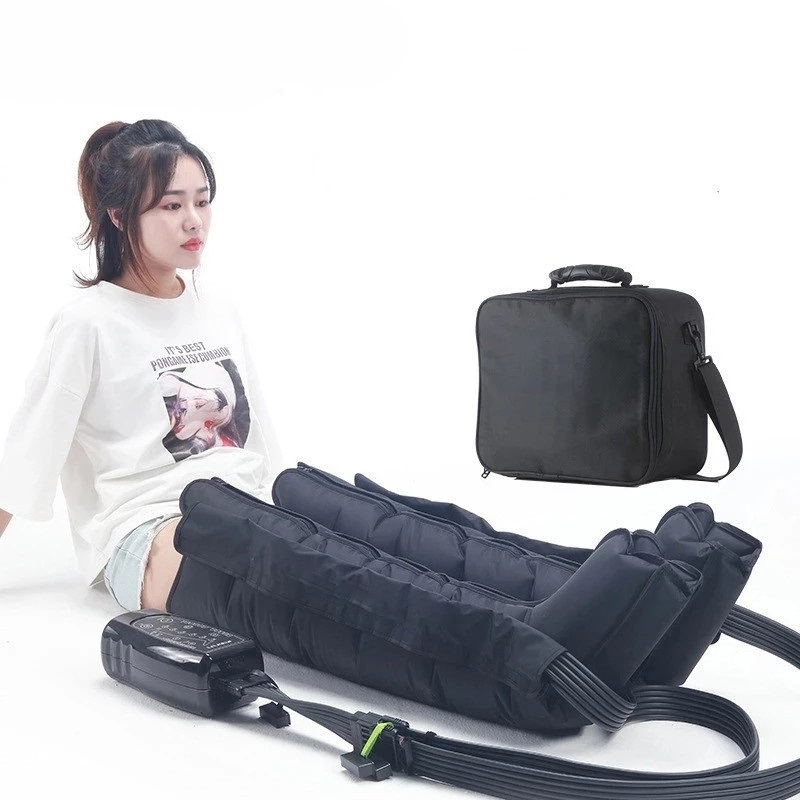 Masażer stóp i nóg z kompresją powietrzną, wibracjami, terapią podczerwienią, pneumatycznym masażerem ramion i talii