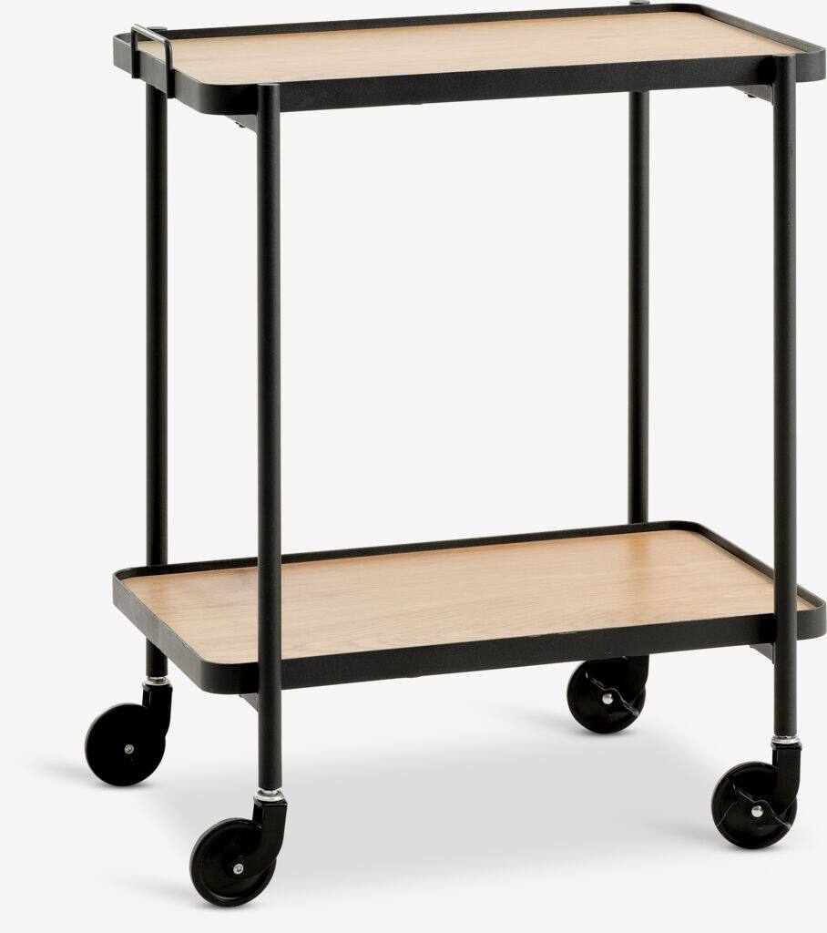 GANGSTED trolley GANGSTED 2 hylder eg/sort