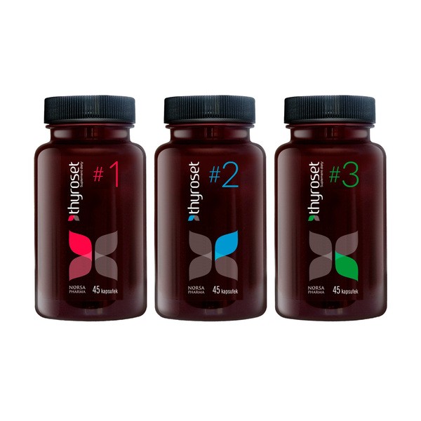 Norsa Pharma Thyroset, kapsułki, 135 szt. (3 x 45 szt.)