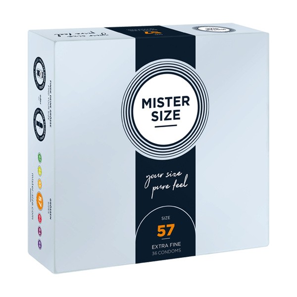 Mister Size, prezerwatywy, 57 mm, 36 szt.