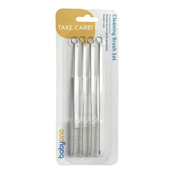 BabyOno, szczoteczki do mycia słomek i rurek, 4 szt.