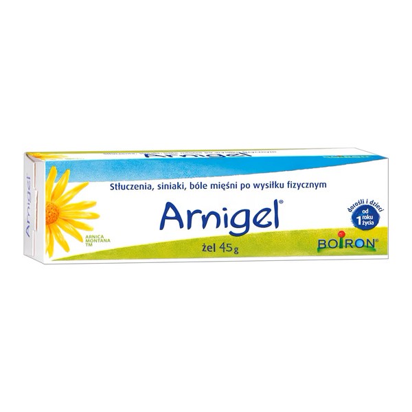 Arnigel żel na stłuczenia, siniaki i ból mięśni, 45 g