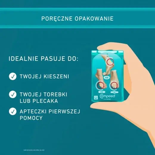 Compeed Plastry na pęcherze, mix, 5 szt.