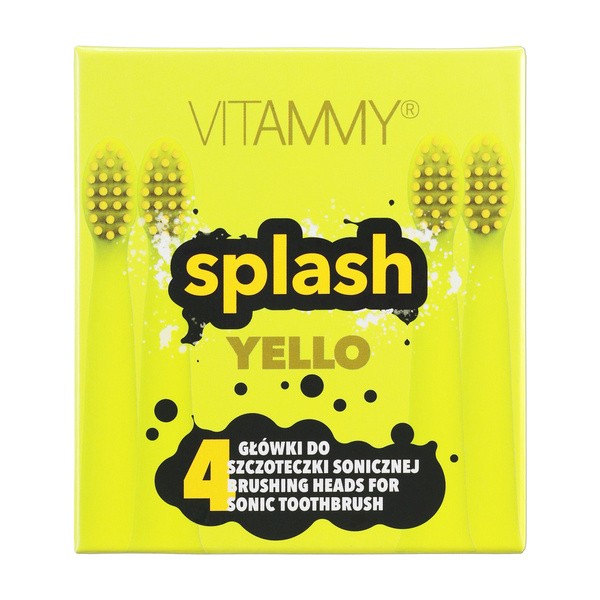 VITAMMY splash yello Końcówki do szczoteczki sonicznej