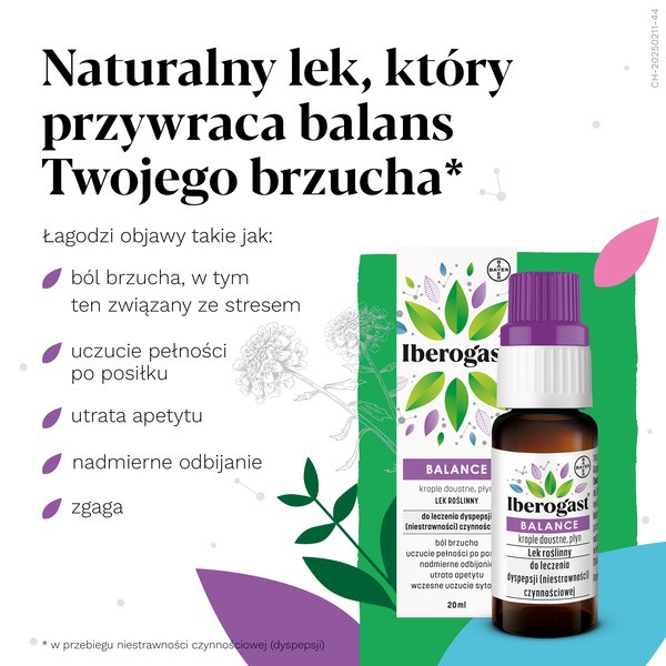 Iberogast Balance, krople doustne, 20 ml