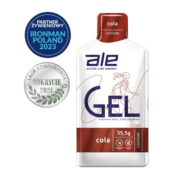 ALE Gel Cola, żel o smaku coli, 55,5 g, 1 szt.
