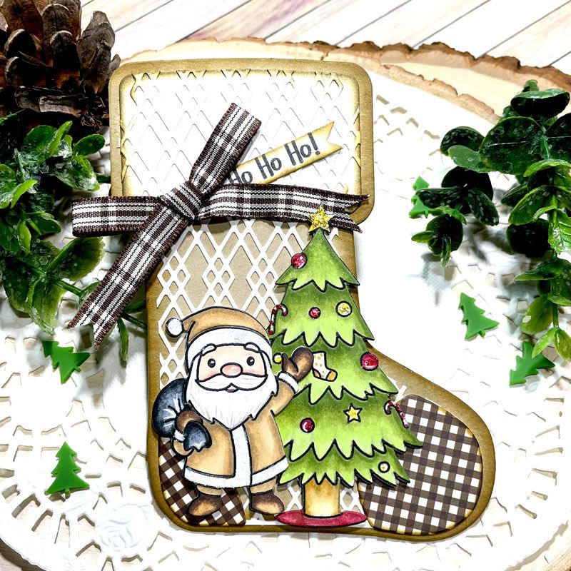 happysanta2stamp Clear Stamp Set