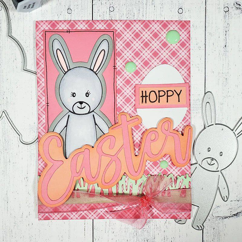 Little Peeps Bunny Clear Stamp Set