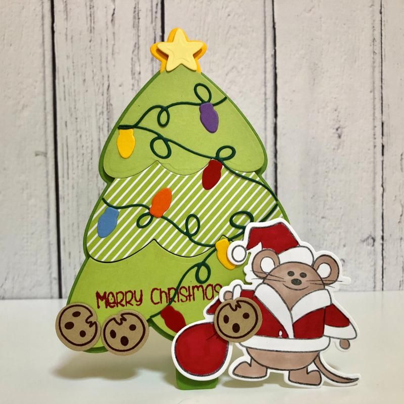 Christmasmouse2stamp Clear Stamp Set