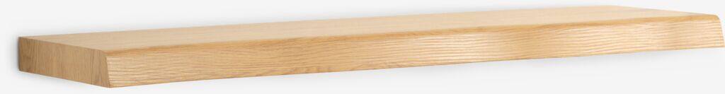 TERP 80x24 svævende hylde med en naturlig egetræskant