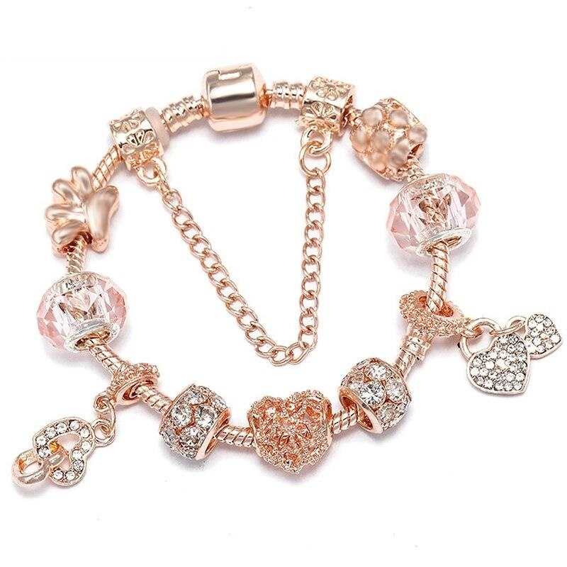 Wysokiej jakosci bransoletka z wisiorkiem i bransoletka z sercem do serca z posrebrzana lapa psa wisiorek z koralikami bransoletka dla kobiet bizuteria Pulseras