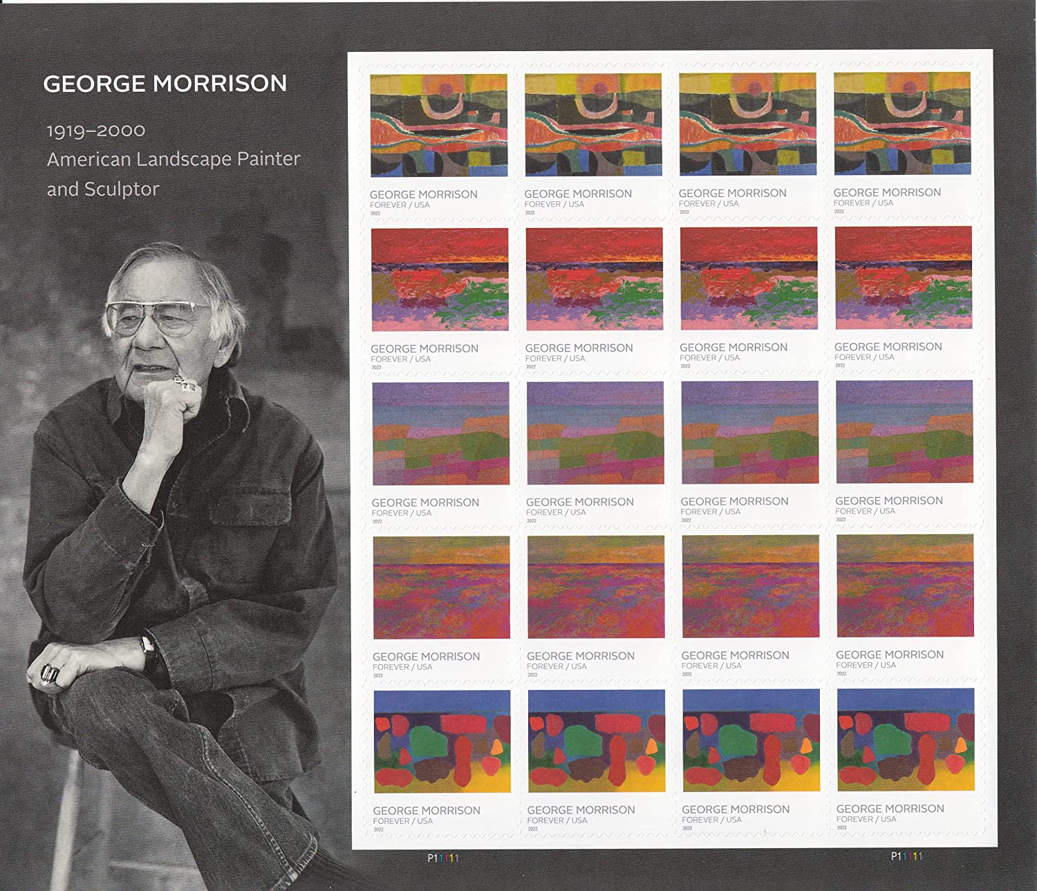 2022 George Morrison Forever First Class Postage Stamp