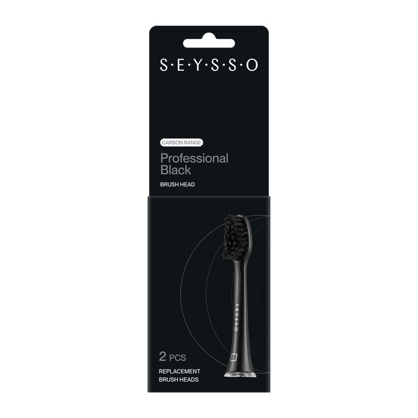 Seysso Carbon Professional, końcówki do szczoteczki sonicznej, 2 szt.