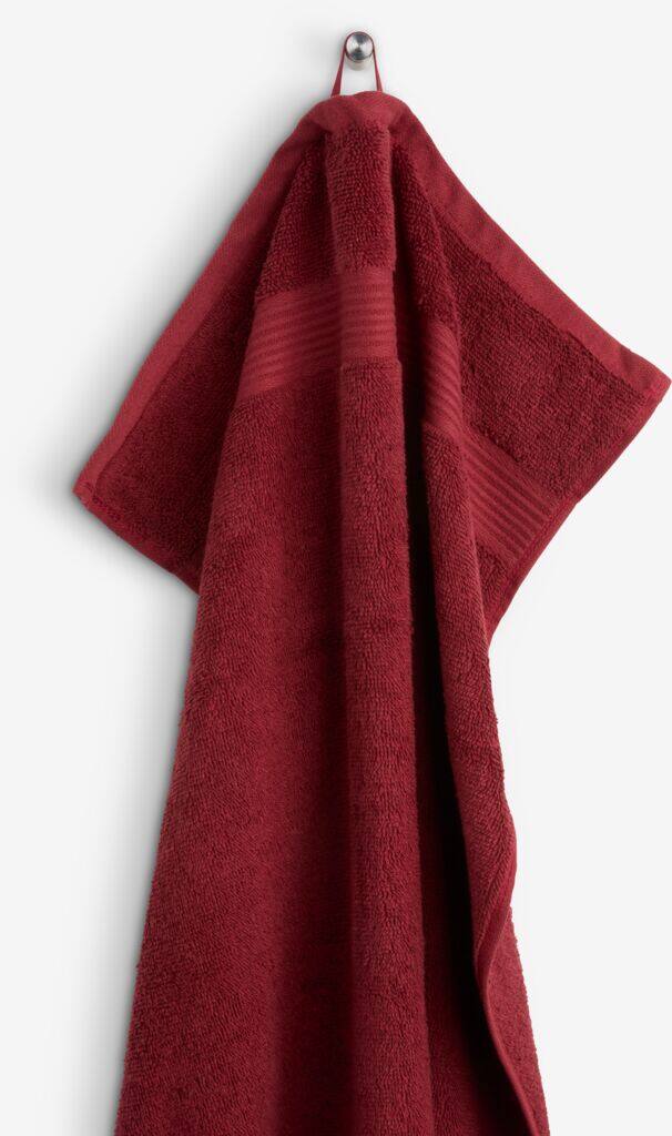 KARLSTAD guld KARLSTAD håndklæde 50x100cm bordeaux