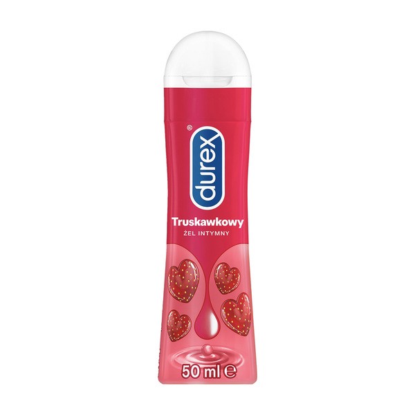 Durex Strawberry, żel intymny, 50 ml