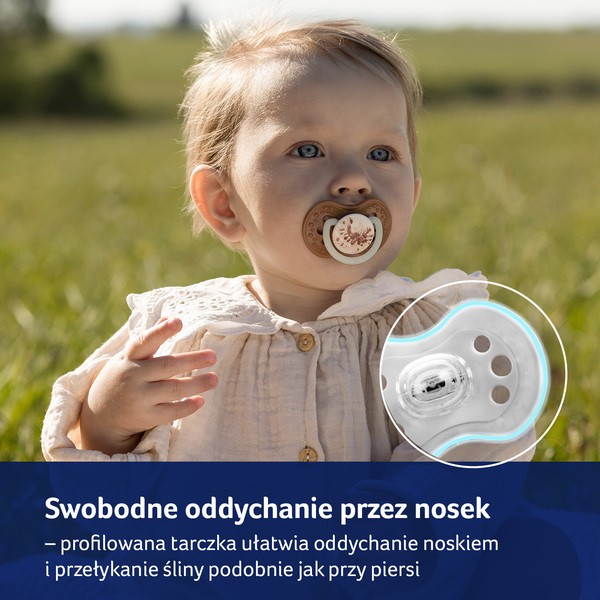 Canpol Lovi, smoczek uspokajający silikonowy dynamiczny, 3-6 m Tie Dye Green, 2 szt.