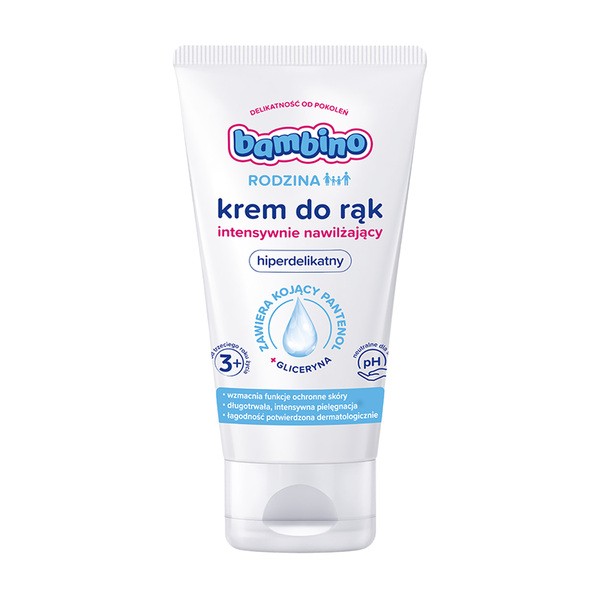 Bambino Rodzina, krem do rąk intensywnie nawilżający, 75 ml