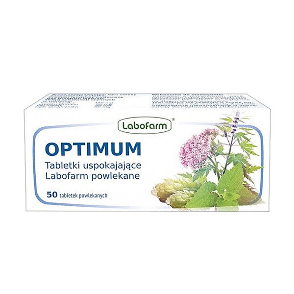 Tabletki uspokajające Optimum, powlekane, 50 szt.