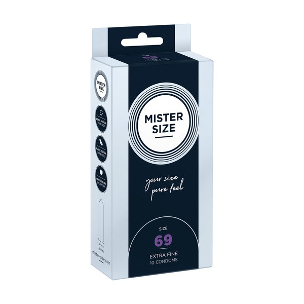 Mister Size, prezerwatywy, 69 mm, 10 szt.