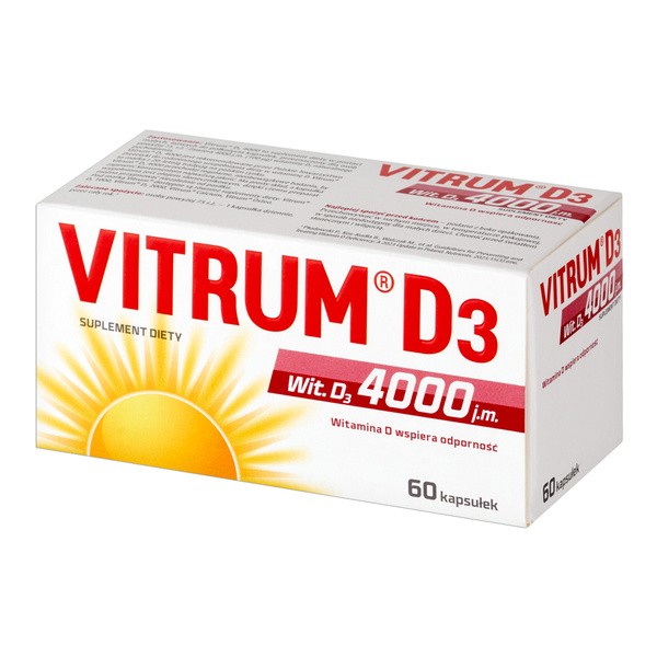 Vitrum D3 4000, kapsułki, 60 szt.