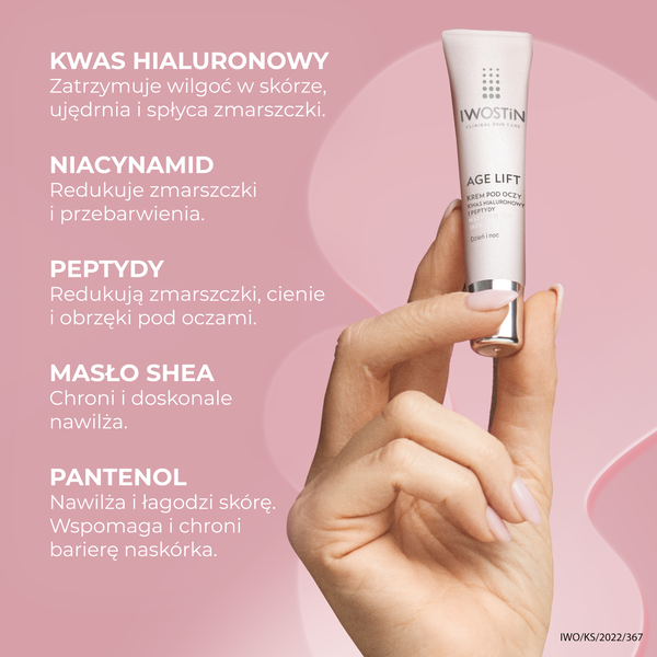 Iwostin Age Lift, krem pod oczy, 15 ml