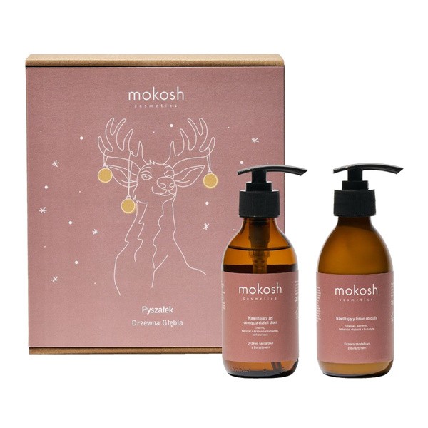 Mokosh Drzewo sandałowe z bursztynem, Zestaw Świąteczny Pyszałek - Drzewna Głębia, 1 szt.