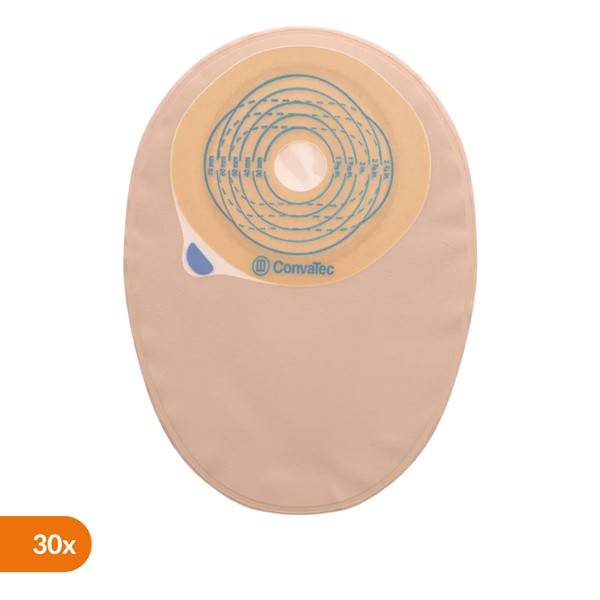 Esteem+, worek stomijny, zamknięty, beżowy z okienkiem, średni, 50 mm, 30 szt.