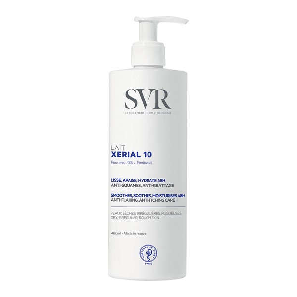 SVR Xerial 10 Lait, intensywnie nawilżające mleczko do ciała, 400 ml