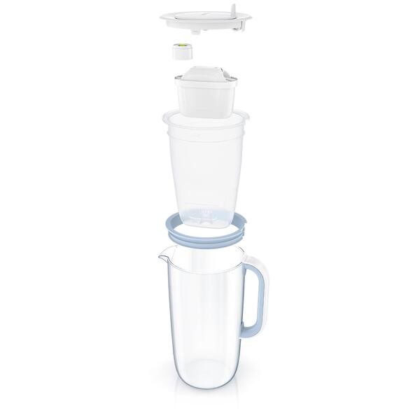 Brita, Glass, szklany dzbanek filtrujący 2,5 l, 1 szt.