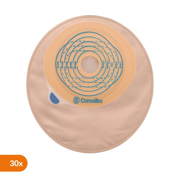 Esteem+, worek stomijny, zamknięty, beżowy z okienkiem, mały, 40 mm, 30 szt.