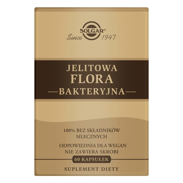 Solgar Jelitowa Flora Bakteryjna, kapsułki, 60 szt.
