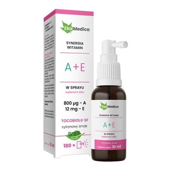 EkaMedica Witaminy A+E, spray, 30 ml