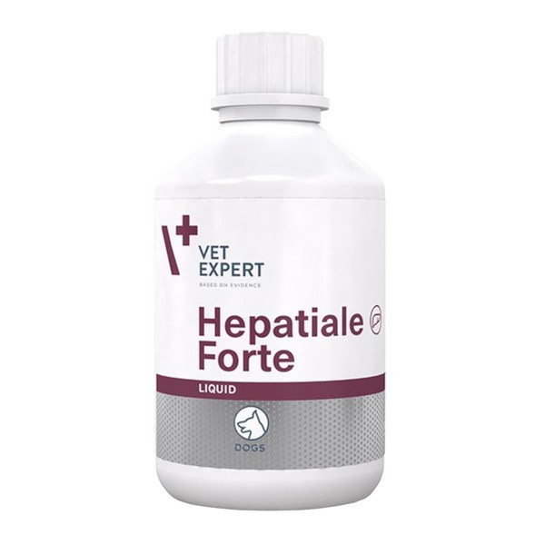 Vet Expert Hepatiale Forte Liquid, preparat dla psów wspomagający funkcje wątroby, płyn, 250 ml