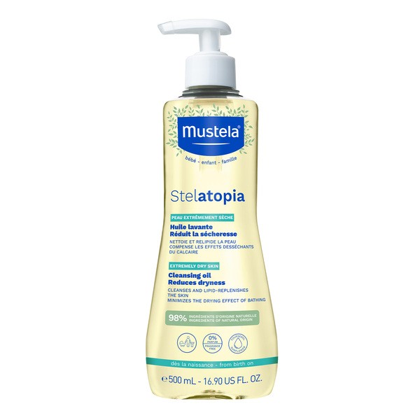 Mustela Stelatopia, olejek myjący, 500 ml