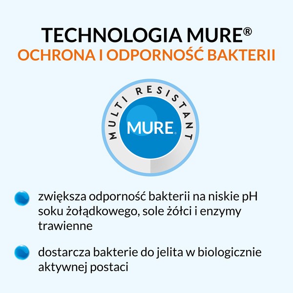 Multilac 60+, kapsułki, synbiotyk (probiotyk + prebiotyk), 20 szt.