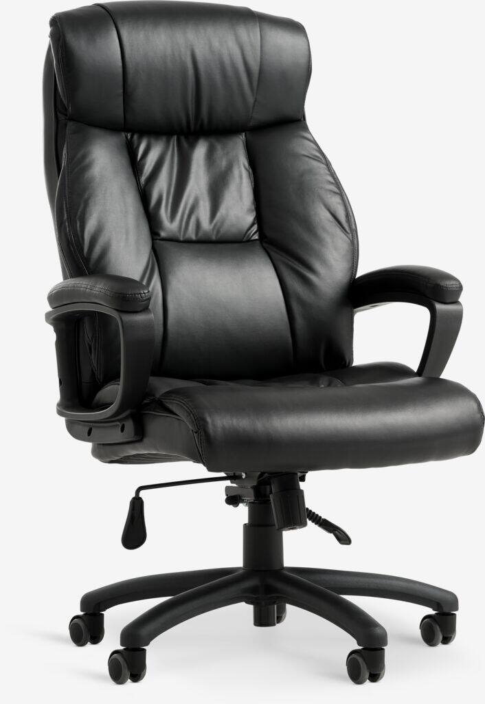 TJELE TJELE kontorstol sort kunstlæder/sort