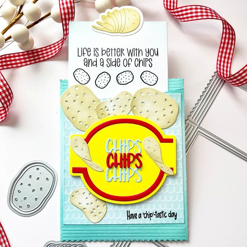 Chips Galore Sayings Clear Stamps Set of 9