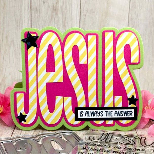 Jesus Phrase Strips Clear Stamp Set
