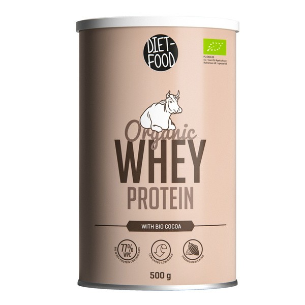 Diet-Food, Whey Protein, Bio białko serwatkowe z kakao, 500 g