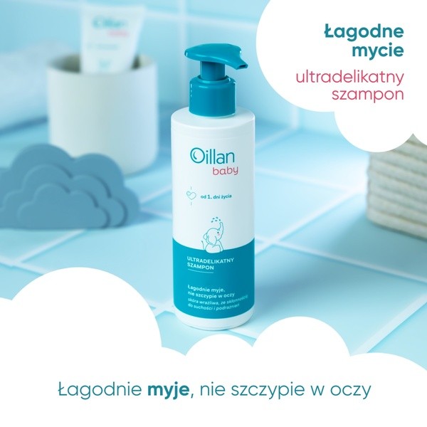 Oillan Baby, ultradelikatny szampon, 200 ml
