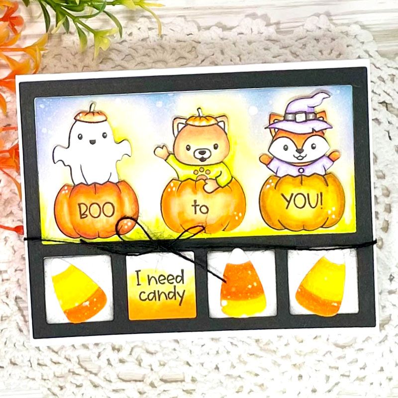Pumpkin Critters Clear Stamp Set