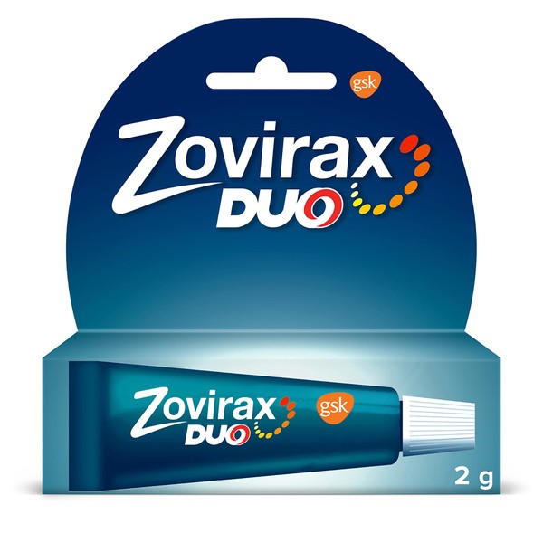 Zovirax Duo, 50 mg + 10 mg, krem na skórę, 2 g