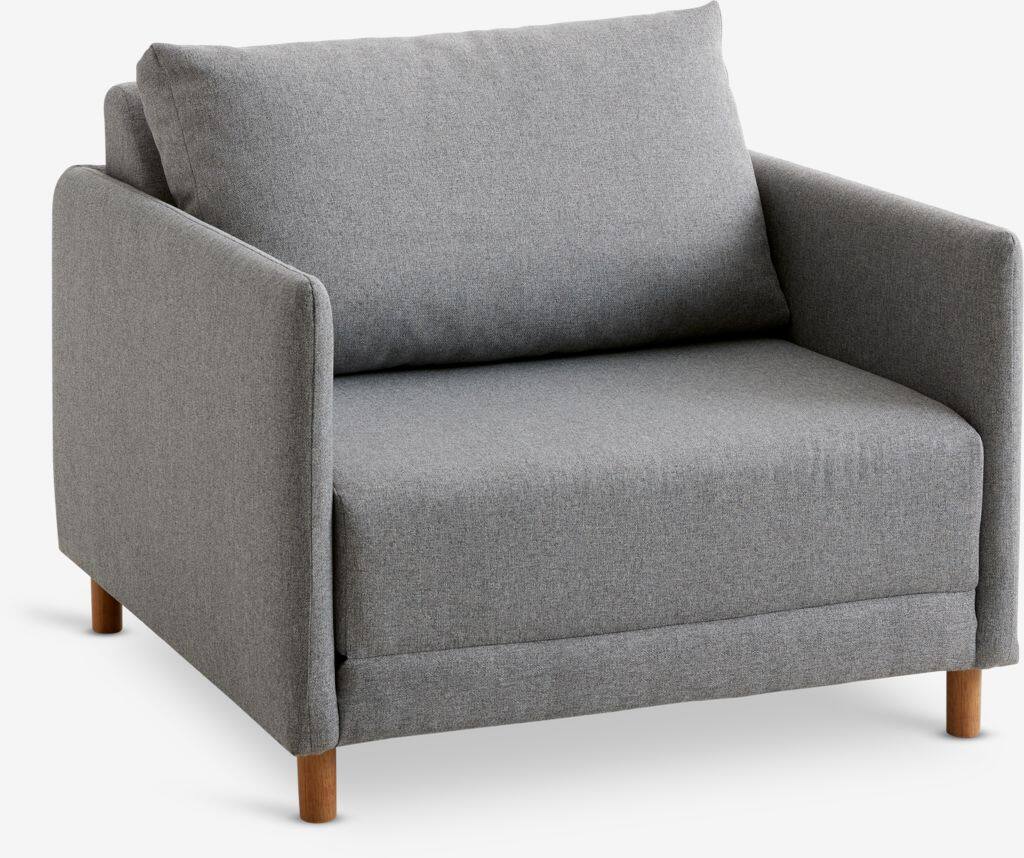 NORODDEN NORODDEN lænestol-seng lysegrå