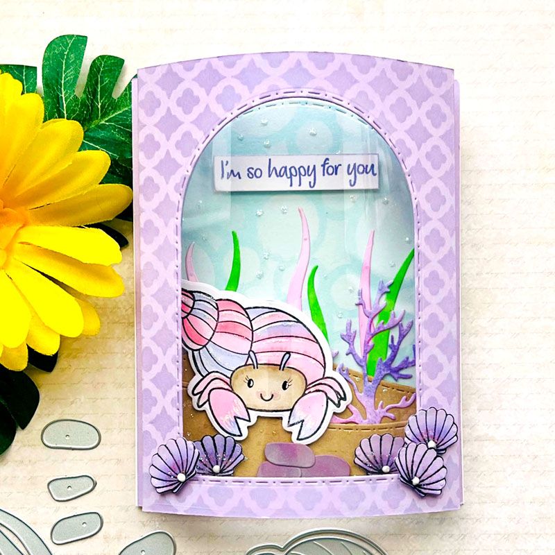 Hermit Crabs Clear Stamp Set