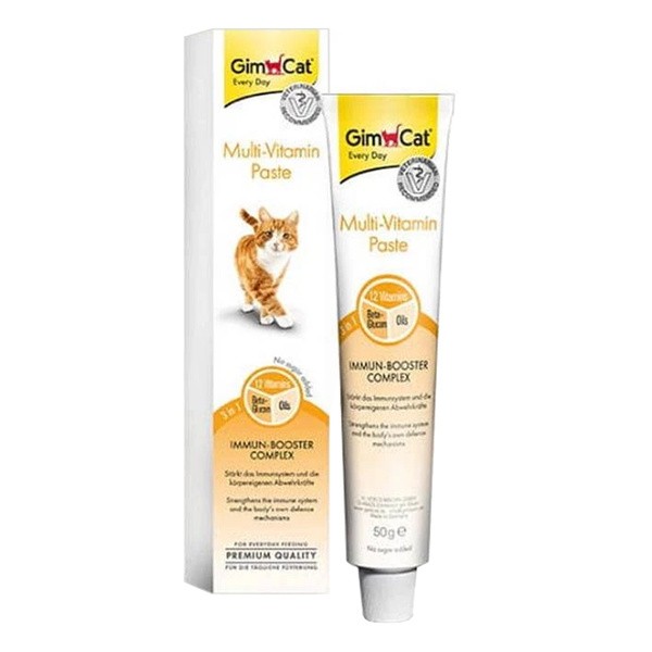 GimCat Multi-Vitamin Paste, pasta witaminowa dla kota, 50 g