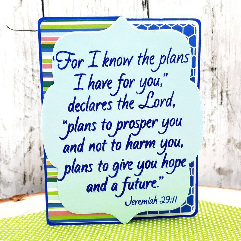 Jeremiah 29:11 Clear Stamp Set